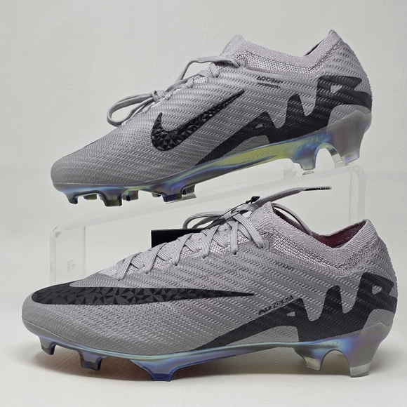 Nike Zoom Vapor 15 Elite FG P Men\'s Size 6.5  Atmosphere Grey Black HF4396-001 main image 7